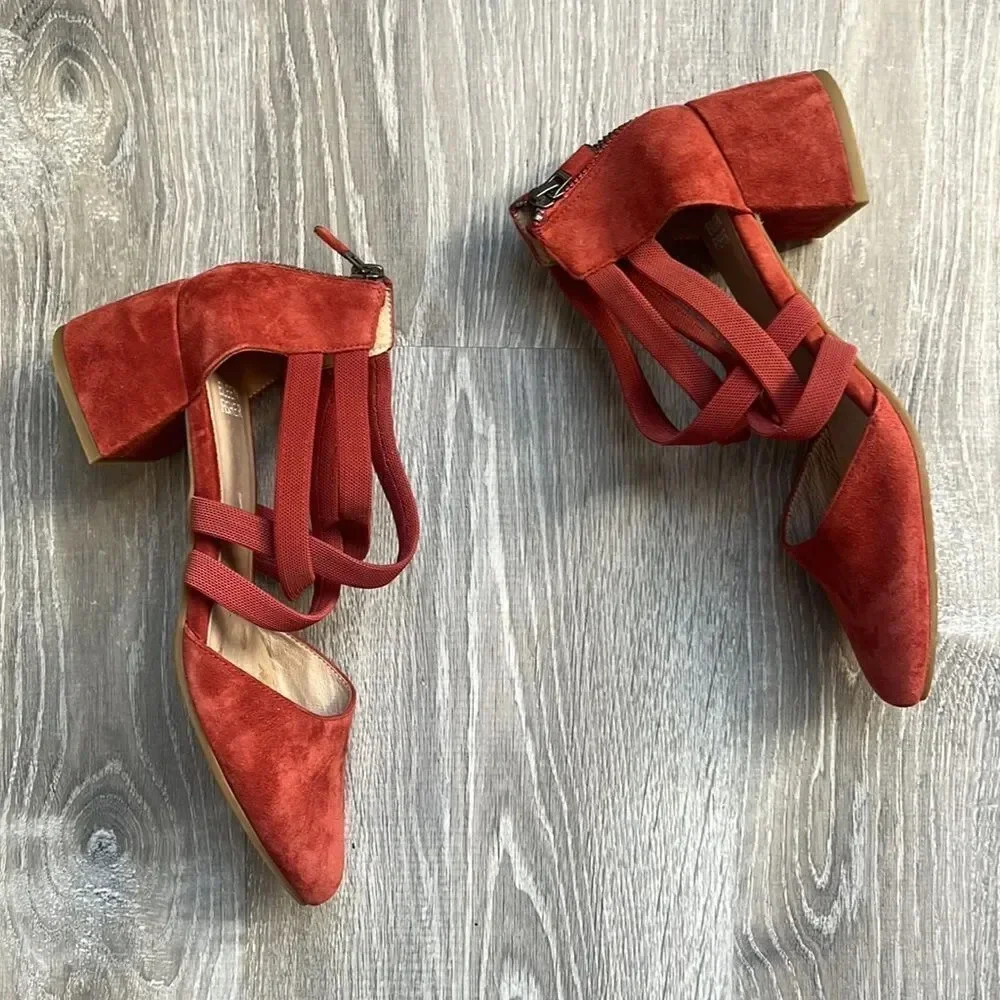 NEW Eileen Fisher Juku Pump in Cayenne